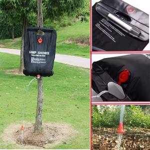 Bolsa de Ducha Portátil de 20L para Camping, Viajes, Senderismo, Barbacoa, Ciclismo, Playa, Natación, con Calentamiento Solar - Product Image 2