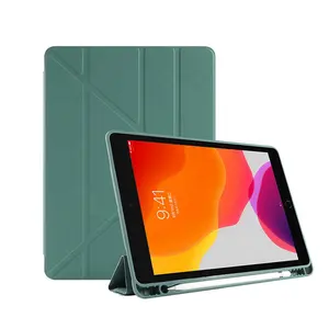 Fabrika tasarımı Apple iPad 10.2 için transformatörler Tablet PC kapak evrensel iPad 10.5 inç PU deri kılıf