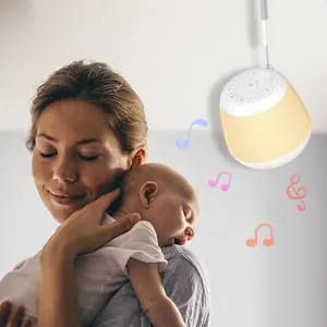 휴대용 아기 백색 소음 제조기 진정 수면 기계 갈색 소음 기계 백색 소음 기계 아기