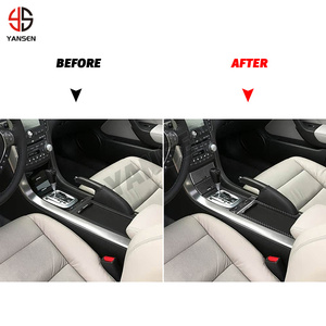 แผ่นครอบเกียร์กลางรถยนต์สติกเกอร์คาร์บอนไฟเบอร์สำหรับ Honda Acura <span class=keywords><strong>Tl</strong></span> 2004 2005 2006 2007อุปกรณ์เสริม2008 - Product Image 3