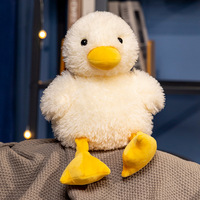 Jouet en peluche lesté CE CPC OEM ODM, canard jaune, jouets pour enfants, cadeau