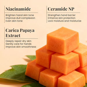 Crème pour les mains réparatrice à la papaye KORMESIC 80g en gros, réparation intensive, hydratation intense, éclaircissement du teint, renforcement de la barrière cutanée - Product Image 3