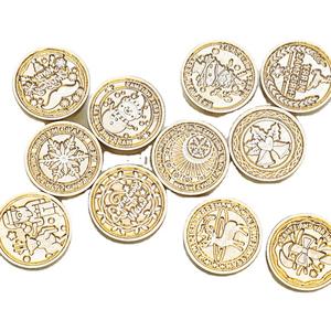 Sceaux de cire ronds Sudis 25x25 en cuivre pour sceller les enveloppes, décorations d'invitations, fournitures artisanales - Product Image 2