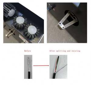 Machine de brossage et de torsion de fil tressé direct d'usine simple à utiliser - Product Image 2