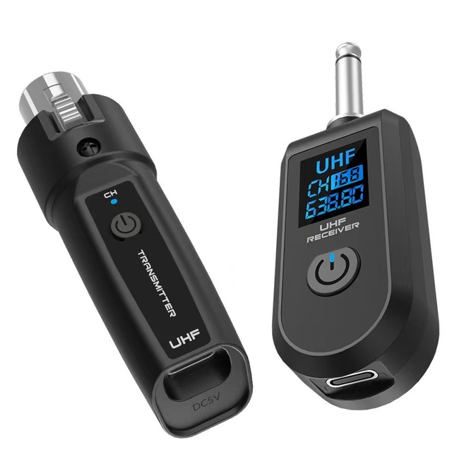 XTUGA Hot Sale SW03 Wireless Transmitter and Receiver Set Plastic Material for Guitar Dynamic Microphone