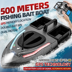 Bateau <span class=keywords><strong>de</strong></span> pêche Flytec V900 à double bac, 40 points GPS, pour appâts et hameçons, avec éclairage <span class=keywords><strong>de</strong></span> direction, portée 500m, retour automatique et sonar, pour la vente en gros - Product Image 2