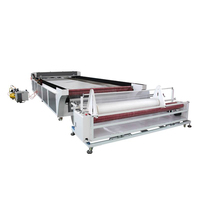 Mesin Pemotong Laser CO2 CNC Tipe Gantry 150W untuk Kain/Kulit/Kertas Gulung Berpendingin Air AI/PLT Produktivitas Tinggi 120m/menit