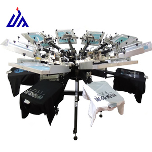 Pallet nhôm giá rẻ bàn phẳng mới 6 Trạm đa màu thủ công máy in lụa Màn hình máy in cho túi nhựa - Product Image 4