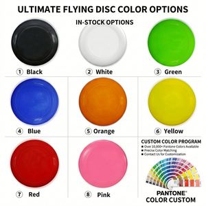 Disque volant en PE personnalisé avec logo d'usine, disque circulaire vierge en plastique pour chien, soucoupe volante pour chien, disque volant de golf pour chien - Product Image 2