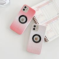 Étui de téléphone portable en cuir coloré pour iPhone 12 13 14 15 16 17 18 Pro Max, design populaire