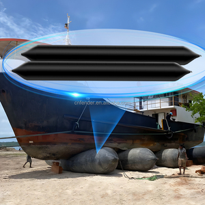 FLORESCENCE Airbag Inflable de Rescate Marino de Caucho Negro Certificado ISO/BV/CCS para Lanzamiento y Atracado - Product Image 1