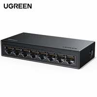 UGREEN Switch Ethernet Gigabit de 8 Puertos, Plug & Play, Hub de Red para Montaje en Pared o Escritorio, 1000mbps