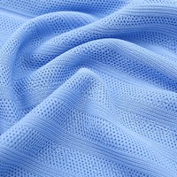 Tela de Malla Jacquard Impermeable y Transpirable 100% Poliéster OEM, Tejido de Punto por Urdimbre 150D para Fabricación de Calzado y Prendas Femeninas