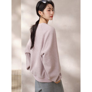 Sudadera <span class=keywords><strong>JOMI</strong></span> STUDIO Suave y Cremosa con Cuello Redondo y Mangas Raglán, Bordado de Oso en Punto de Cruz, para Mujer, Primavera - Product Image 3
