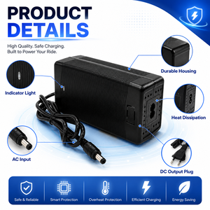 <span class=keywords><strong>Chargeur</strong></span> universel 42V 2A compatible avec le système de batterie de <span class=keywords><strong>trottinette</strong></span> électrique <span class=keywords><strong>Razor</strong></span> 36V, prise DC 5.5*2.1mm US EU UK AU, alimentation de batterie - Product Image 2