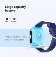 Reloj Inteligente Impermeable LT25 para Niños con Pantalla IPS, GPS, SOS, Video, Respuesta a Llamadas, Control Remoto, Termómetro, Correa de Goma y Calendario
