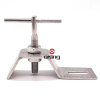 Vente en gros de plaque de fixation d'angle Z pour revêtement en pierre d'acier inoxydable plaque de fixation pour mur rideau OEM