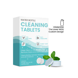 Waterfles Reiniger Cup Container Ontkalken <span class=keywords><strong>Tablet</strong></span> Waterfles Reinigingstabletten Reinigingsmiddel Tabletten Voor Roestvrij Staal - Product Image 1