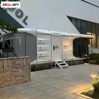 Nouvelle maison mobile 2025, maison préfabriquée modulaire moderne, camping, capsule préfabriquée avec panneau sandwich en acier pour hôtels