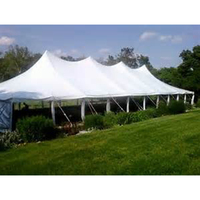 Tente de réception de luxe SIECO MQ-20 20x20 20x30 20x40 en tissu Oxford avec poteaux en aluminium, couleurs personnalisées, pour expositions en plein air, mariages, événements