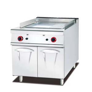 1/3 rainuré épaissir plaque en acier inoxydable multifonction plaque chauffante à gaz poêle à crêpes pour hôtel chauffe-aliments équipement de cuisine - Product Image 1