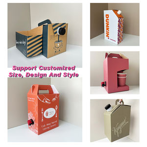 Custom Brand Aseptic 96oz-160oz Plastic Coffee Bag Dispenser Bebida Líquido Sacar Contenedor 128oz Opción Disponible - Product Image 6