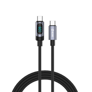 Melinku Hợp Kim Nhôm USB-C Nhanh Chóng Sạc Cáp Dữ Liệu 60W Thời Gian Thực 3A Sạc Điện Kỹ Thuật Số Hiển Thị Tương Thích Máy Tính - Product Image 2