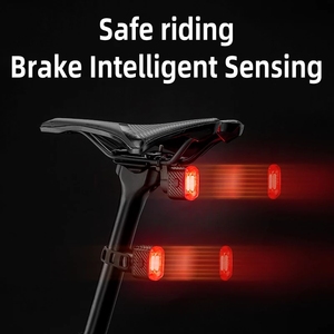 <span class=keywords><strong>ROCKBROS</strong></span> bisiklet lambaları LED gece sürme güvenlik USB şarj edilebilir bisiklet ışıkları arka lambaları bisiklet ışıkları - Product Image 6