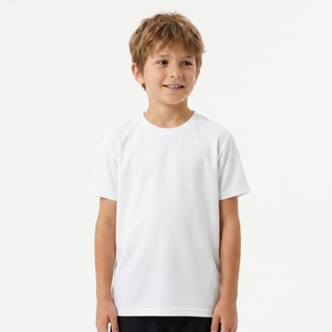 T-shirt de sport pour enfants en gros, anti-transpiration, antibactérien, à manches courtes, pour vêtements de <span class=keywords><strong>groupe</strong></span>, uniforme scolaire, impression personnalisée - Product Image 1