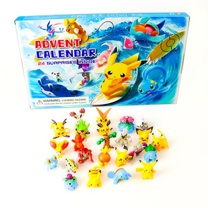 Caja ciega de <span class=keywords><strong>cuenta</strong></span> <span class=keywords><strong>regresiva</strong></span> de 24 días de Navidad transfronteriza, Pokémon juguete, calendario de Adviento Digital, regalo para niños hecho de plástico - Product Image 3