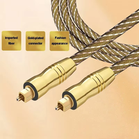 Câble audio coaxial Toslink Xput MÂLE-MÂLE avec connecteurs plaqués or, gaine en PVC et blindage tressé pour consoles de jeux PS4 Slim et enceintes
