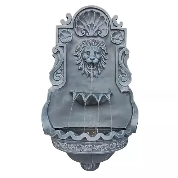Крытый и открытый настенный фонтан с головой льва садовый декоративный фонтан WDF0034