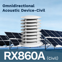 Unité sonore omnidirectionnelle longue portée pour alerte d'installation de turbines éoliennes offshore, réseau Ethernet TCP/IP, contrôle à distance
