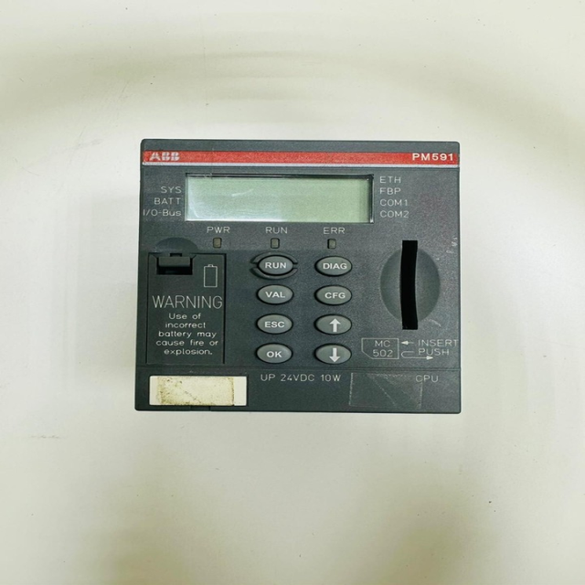 PM591-ETH C0 1SAP150100R0170 CPU Module AC500 Series 4MB Ethernet