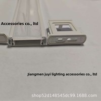 Lampe à induction fluorescente en plastique transfrontalière à détection de mouvement (main ou corps humain), bande lumineuse latérale, pour armoire intérieure et extérieure