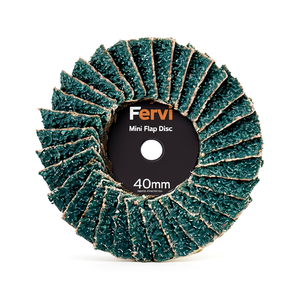 Disco de Láminas Fervi Mini de 40 mm para Pulir Metal, Disco Abrasivo - Product Image 2