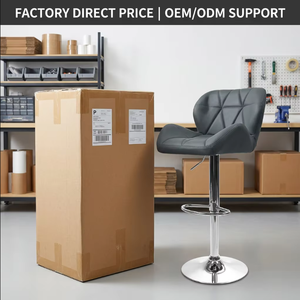 Muebles <span class=keywords><strong>de</strong></span> Comedor, Taburetes <span class=keywords><strong>de</strong></span> <span class=keywords><strong>Bar</strong></span> Modernos <span class=keywords><strong>de</strong></span> Estilo Nórdico, Base <span class=keywords><strong>de</strong></span> Metal para Uso Comercial en Cocina, con Reposapiés, <span class=keywords><strong>Sillas</strong></span> <span class=keywords><strong>de</strong></span> <span class=keywords><strong>Bar</strong></span> Giratorias <span class=keywords><strong>de</strong></span> Cuero PU - Product Image 3