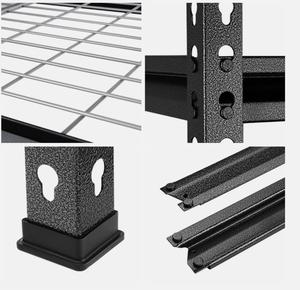 Estantería Metálica sin Pernos de 4 Niveles, Resistente, Ajustable, para Almacenamiento en Almacén, Garaje y Hogar - Product Image 2
