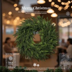 50cm Eco Friendly Artificial PE <b>Wreath</b> Ring <b>Base</b> Handmade Green Garland Frame for DIY Christmas Thanksgiving Party Decoration - Product Image 4