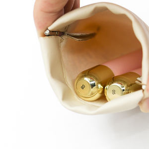 Porte-monnaie en cuir PU multicolore, sac à monnaie portable avec fermeture à pression, pochette tendance avec motif bonbon - Product Image 2