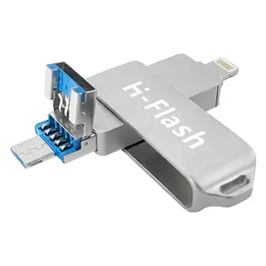 Флэш-накопитель Hflash Usb, 16 ГБ, 32 ГБ, 64 ГБ, 128 ГБ, Usb 3,0, металлический флэш-накопитель Usb, карта памяти