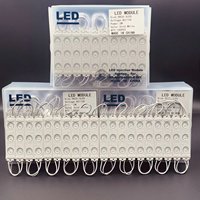 Módulo LED AC110V 220V SMD2835 3 LEDs IP67 IP65 2W 98*20mm Luz Blanca Cálida de Alto Brillo para Letras