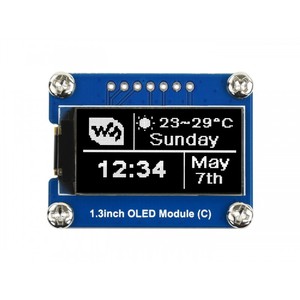 64x128, โมดูลจอแสดงผล OLED ทั่วไปขนาด 1.3 นิ้ว - Product Image 1