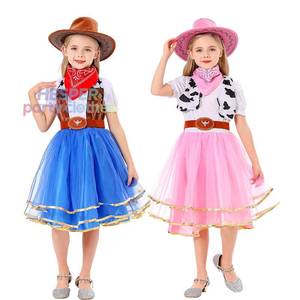 Disfraz de Vaquero del Oeste de Alta Calidad HP para Niños y Niñas, Ropa para Actuaciones en Escenario y Carnaval - Product Image 1