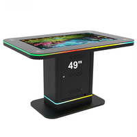 Table interactive à écran tactile étanche 4K multi-taille Android et Windows pour restaurant café distributeur de pièces écran LCD