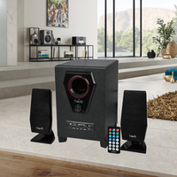 Havit Hv-Sf7100Bt Caisson de basses actif 7W 4 Ohm 4 pouces pour PC de bureau à domicile, système 2.1 avec subwoofer
