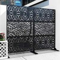 Paravent décoratif moderne en acier inoxydable découpé au laser, panneau de séparation suspendu pour intérieur, écran de cloisonnement – Étanche et facile à installer