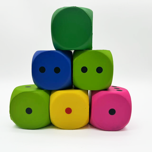 Cubo de <span class=keywords><strong>Yoga</strong></span> de Espuma de PU Personalizado de 8x8x8 cm y 10x10x10 cm, Accesorios de Ejercicio con Forma Cuadrada, Cubo de Juego de Dados para Fitness Familiar Impreso - Product Image 1