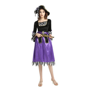 Disfraz de <span class=keywords><strong>Pirata</strong></span> Bucanero Unisex para Adultos, para Cosplay de Películas y Televisión, Fiesta de Halloween, con Pantalones con Estampado de Personajes, Vestido para <span class=keywords><strong>Mujer</strong></span> - Product Image 3