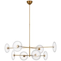XZ sala de estar Vintage latón antiguo cobre decoración larga vela lámpara colgante Led colgante cocina candelabro luz de techo